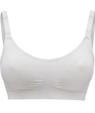 Keep Cool Breathable Maternity and Nursing Bra - Omni Pack White