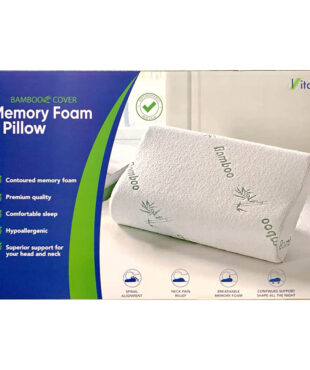 Vital Orthopedic Memory Foam Pillow Bamboo Cover